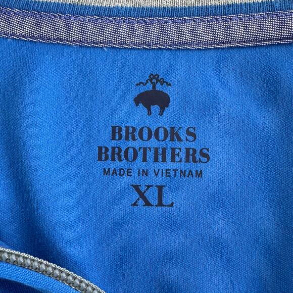 Brooks Brothers 1/4 zip sleeveless golf pullover vest - Picture 6 of 11